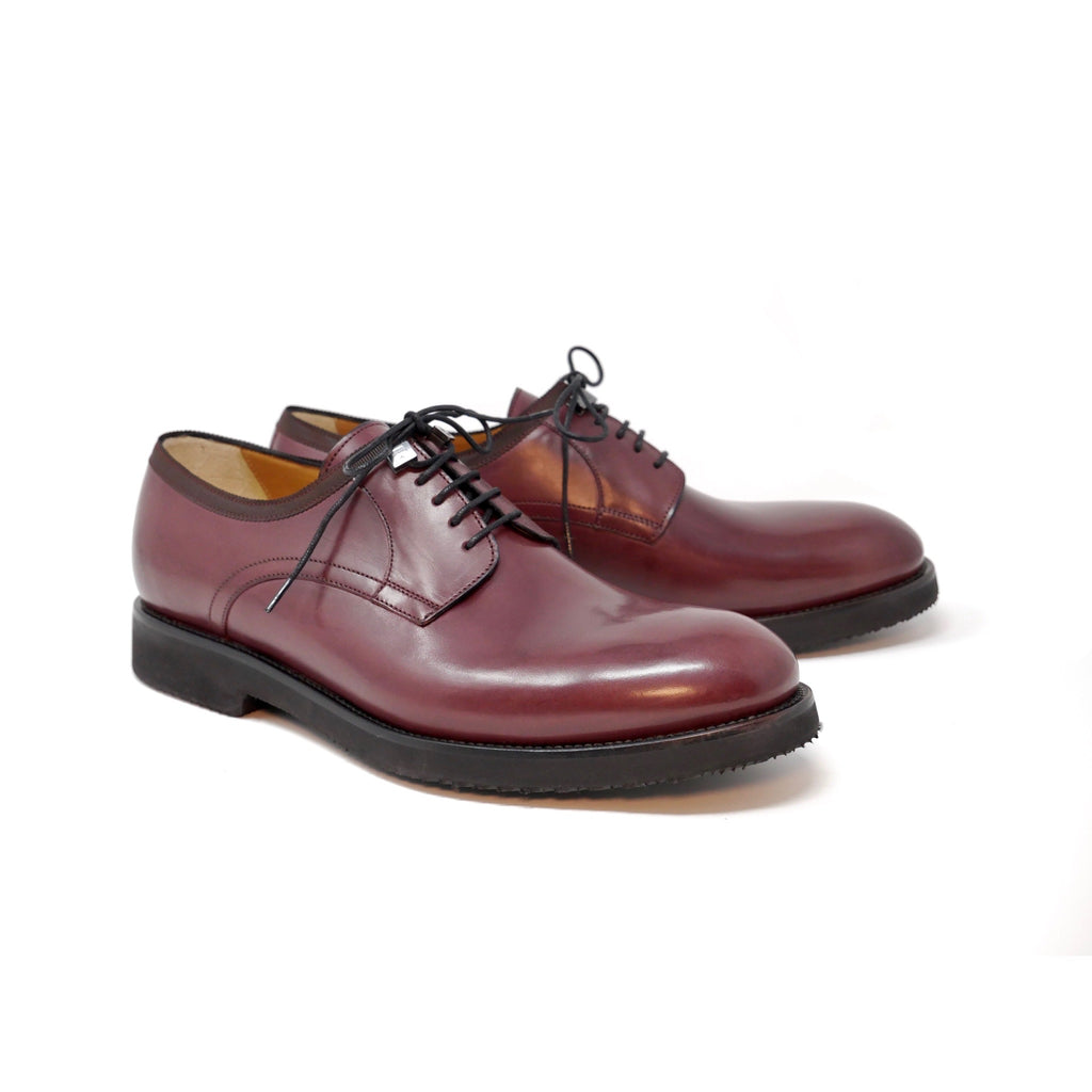 001 - Burgundy Calfskin Derby | Derby Shoes | Martel+Ram