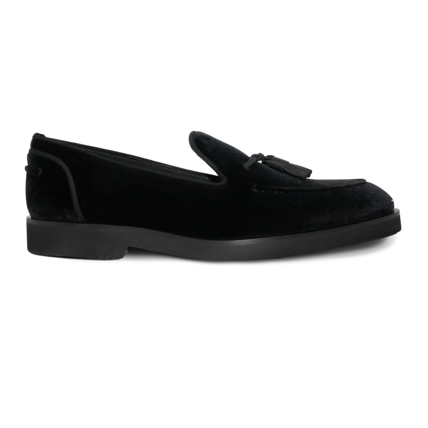 005 - Black Velvet Tassel Loafer | Men's Loafers | Martel+Ram