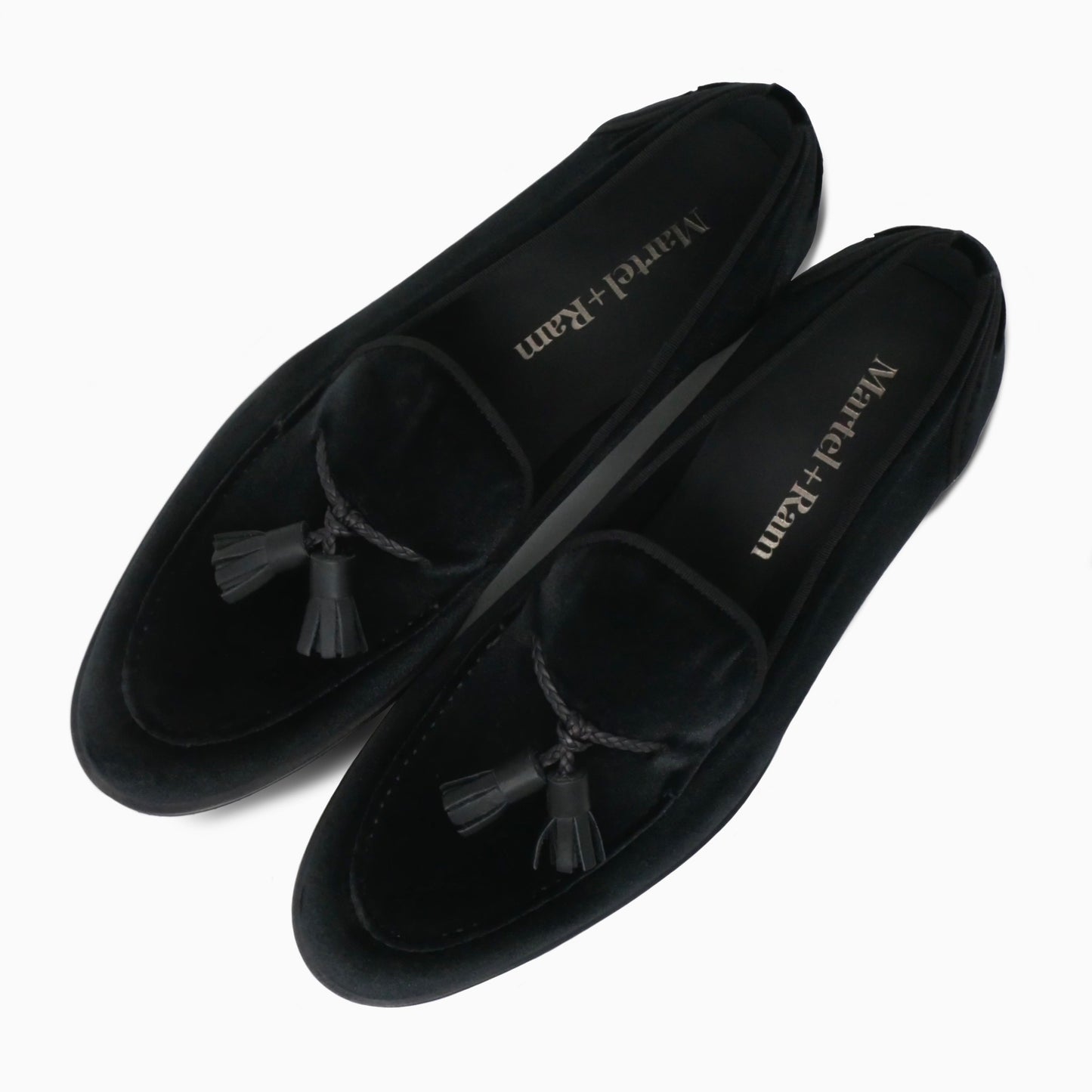 005 - Black Velvet Tassel Loafer | Men's Loafers | Martel+Ram