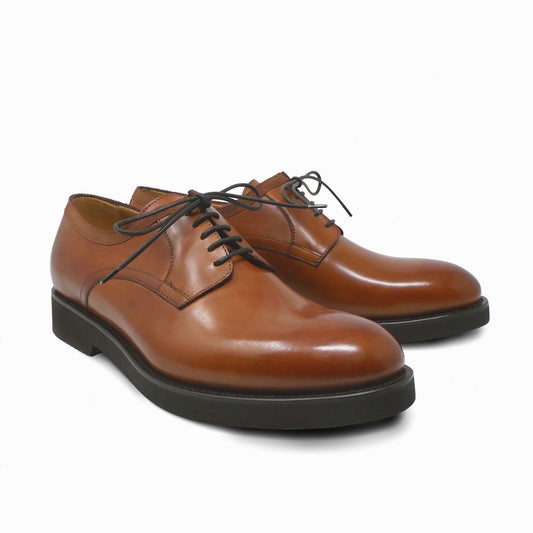 001 - New Burnished Tan Calfskin Derby | Derby Shoes | Martel+Ram