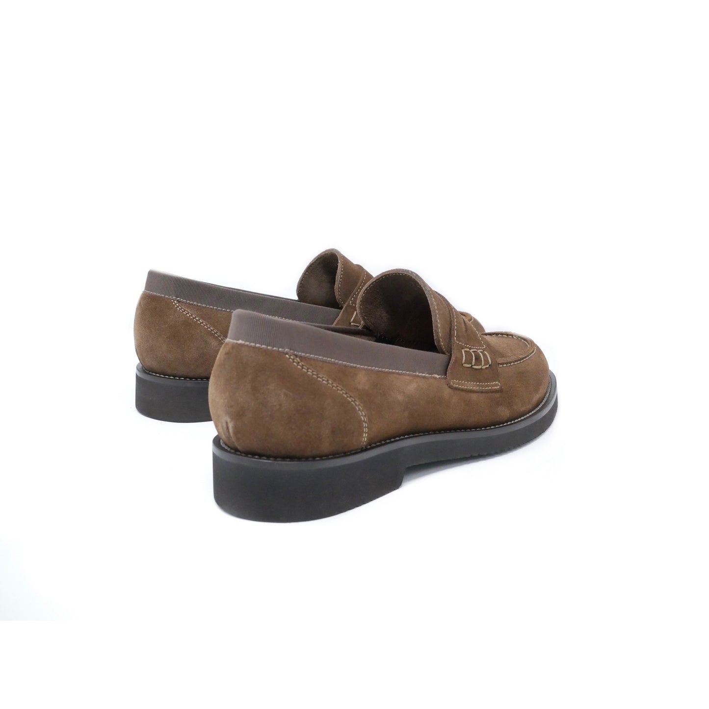 002 - Tundra Suede Loafer w/ Contrast Stitch | Suede Loafers | Martel+Ram