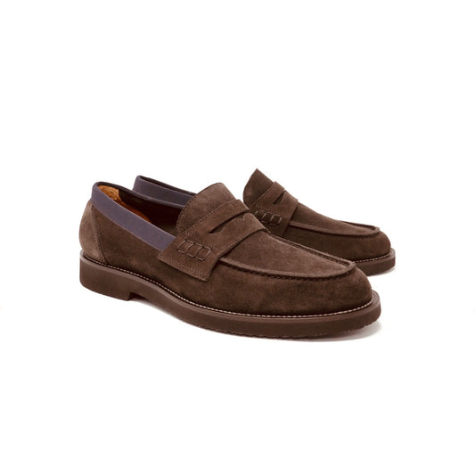 002 - Brown Suede Loafer | Suede Loafers | Martel+Ram