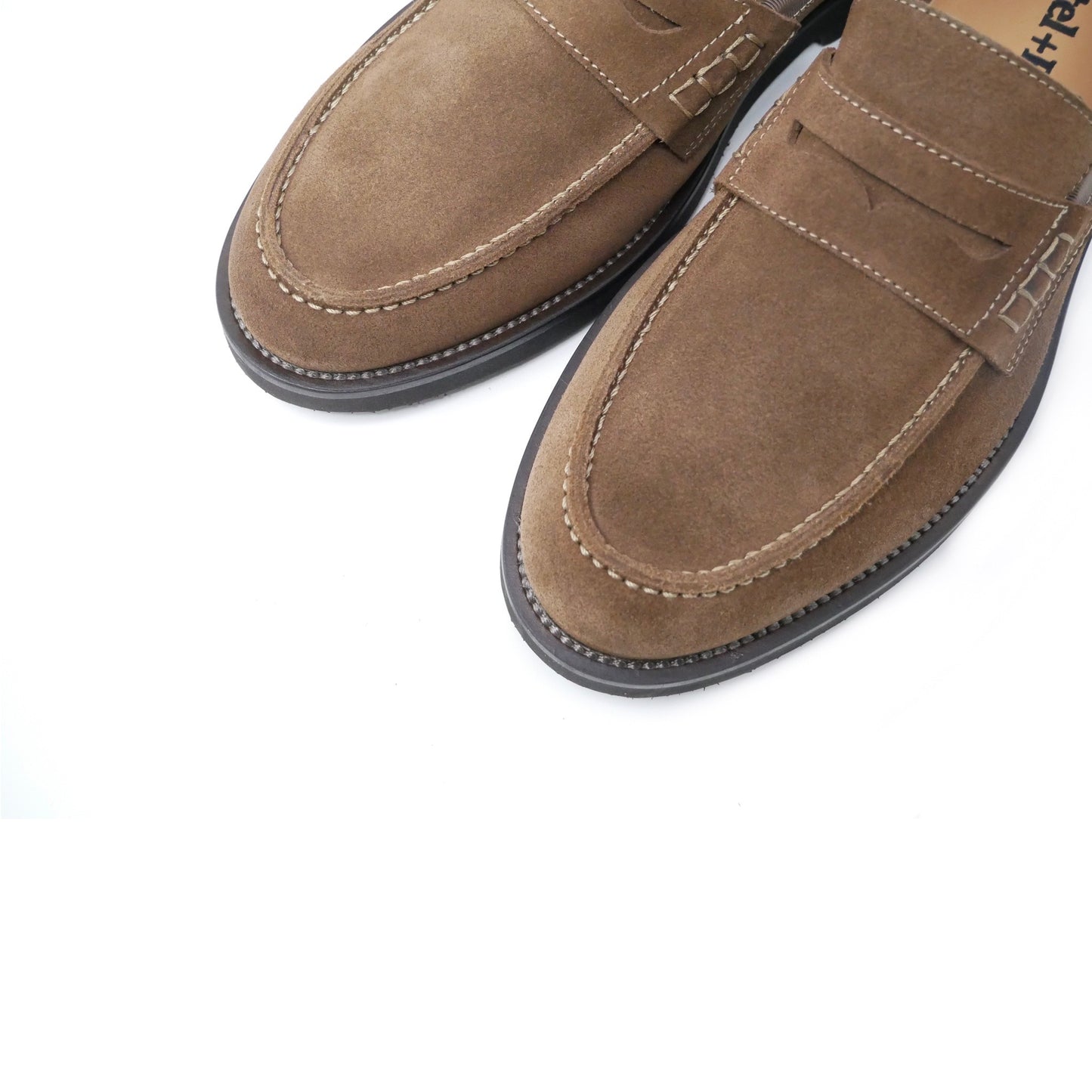 002 - Tundra Suede Loafer w/ Contrast Stitch | Suede Loafers | Martel+Ram